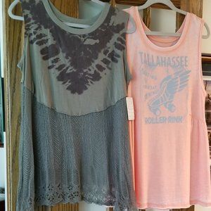 Free People / We the Free Set of Two Tank Tops - M